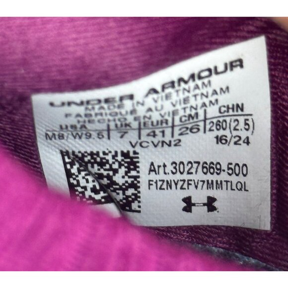 Under Armour Unisex M 8 W 9.5 UA Phantom 4 Day Of The Dead Shoes - Picture 12 of 16